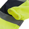 Jaskrawe spodnie dresowe żółto-granaowe z odblaskami, rozmiar XL, Scruffs T56390