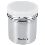 Pojemnik shaker do posypywania cukru stalowy 260 ml Klausberg