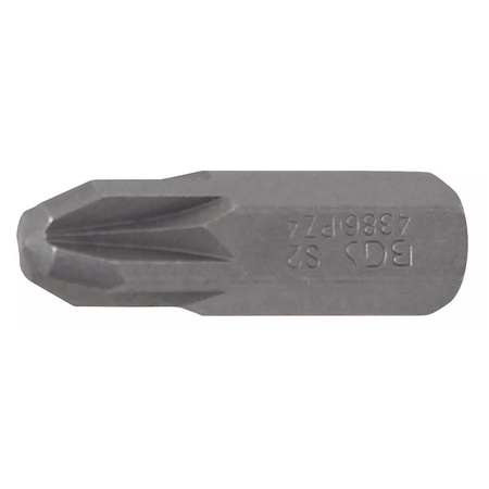 Bit krzyżakowy Pozidriv PZ4, napęd 8 mm (5/16"), długość 30 mm, BGS 4386