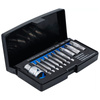Zestaw wykrętaków do uszkodzonego profilu Torx T10-T55 11 szt., BGS 9170