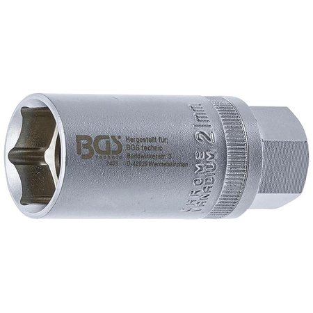 Nasadka do świec zapłonowych 21 mm, napęd sześciokątny 12,5 mm (1/2"), BGS 2403