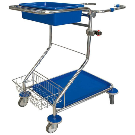 Wózek do sprzątania serwisowy kosz na odpady