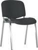 Krzesła konferencyjne tapicerowane 4szt antracyt