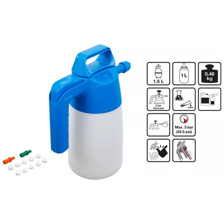 Butelka z rozpylaczem pianotwórczym 1,5 l, BGS 6771