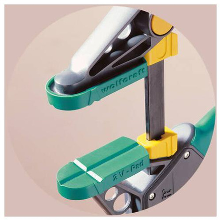 Ścisk jednoręczny wysięg 100mm siła 120kg PRO L WOLFCRAFT