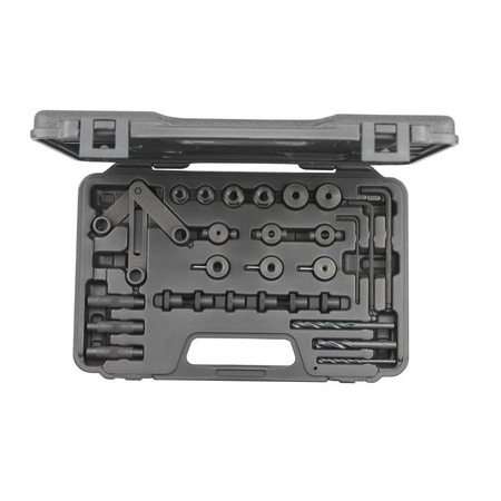 Zestaw uniwersalnych szablonów do wiercenia w głowicach cylindrów, do śrub M8 i M10, GEDORE RED, R15203000