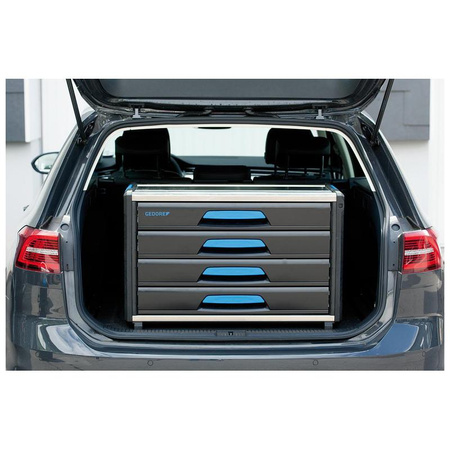 Modułowa skrzynka narzędziowa WorkMo B3 1110 WM 34, 4 szuflady H6, Gedore 1110 WM 34, 2954346