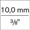 Izolowana grzechotka Zyklop 3/8" z przełącznikiem zmiany kierunku pracy w zestawie z izolowanymi końcówkami klucza nasadowego 8100 SB VDE 1 Wera