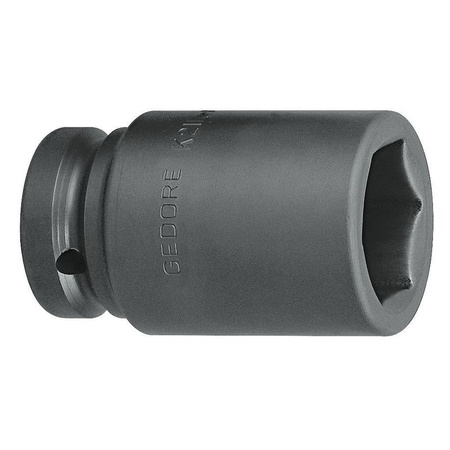 Długa nasadka udarowa 6-kątna 41 mm do zakrętarek i kluczy udarowych, napęd 1", Gedore K 21 L 41, 6186160