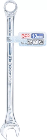 Klucz płasko-oczkowy długi 13 mm, BGS 1228-13