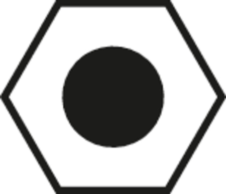 Klucz imbusowy z króćcem 7 mm, Gedore 42 Z 7, 6343440