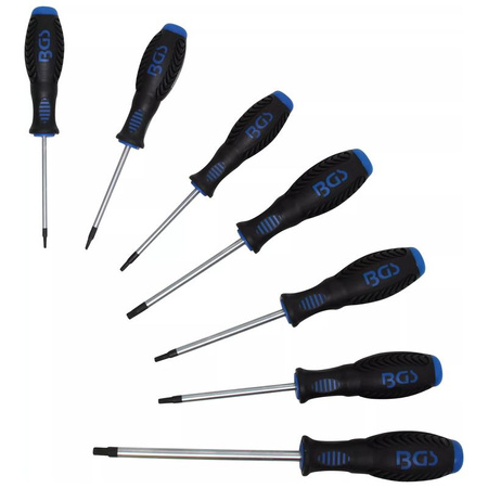 Zestaw 7 wkrętaków Torx T10-T40, BGS 7846