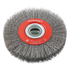 Szczotka tarczowa, drut stalowy 150x30mm FORMAT