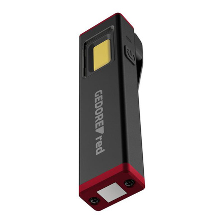 Mini lampa robocza 300 lm z magnesami i klipsem, GEDORE RED, R95700089