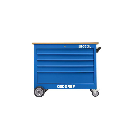 Mobilny stół warsztatowy 1507 XL 04010 z 5 szerokimi szufladami, blat bukowy 30 mm, Gedore 1507 XL 04010, 3127818