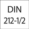 Rozwiertak maszyn. DIN212 TiN,kszt.D,3,0mm BECK