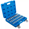 Zestaw 32 nasadekz bitem, gniazdo sześciokątne 2-19 mm / 1/4 - 9/16", metryczne i calowe, napęd 6,3 mm (1/4"), 10 mm (3/8"), 12,5 mm (1/2"), BGS 74258