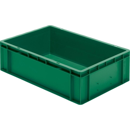 Skrzynka transportowa 600 x 400 x 175 mm zielona TK 600/175-0 LA-KA-PE