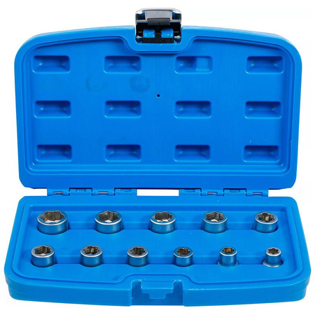 Zestaw do wykręcania śrub i nakrętek 10 mm (3/8") metryczny 11 szt., BGS 8383