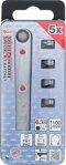 Cienka grzechotka do bitów, gniazdo sześciokątne 6,3 mm (1/4") z 4 bitami specjalnymi (115) BGS