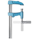 Ścisk stolarski śrubowy 600 x 107/130 mm z aluminiową składaną rączką, 4003-PA URKO