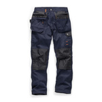 Spodnie robocze Worker Plus, ciemny granat, Rozmiar 48 R, Scruffs T53918