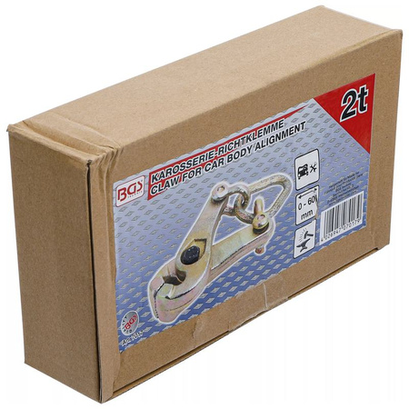 Zacisk do prostowania karoserii samozamykający jeden kierunek ciągnięcia maks. 2 t, BGS 7017