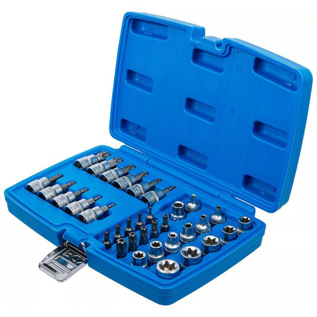 Zestaw bitów i nasadek 10 mm (3/8") Torx 34 szt., BGS 5021
