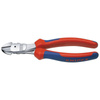 Szczypce tnące boczne o zwiększonym przełożeniu z rękojeściami wielokomponentowymi 180 mm KNIPEX 
74 05 180