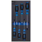 Wkładka do szuflady 1/3: wkrętaki profil T (do Torx) 6 szt., BGS 4078