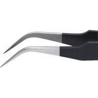 Pinceta precyzyjna ESD z końcówkami wygiętymi pod kątem 35° z uchwytami z żywicy epoksydowej 120 mm KNIPEX 92 38 75 ESD