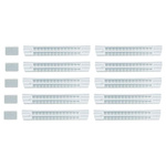 Zestaw 5 dzielników wzdłużnych do szuflad stołu 1507 XL, Gedore E-S 1507 XL SF1, 3101258