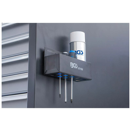 Magnetyczna półka na spray’e 210 mm, BGS 67156