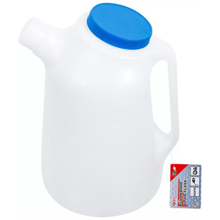 Pojemnik do wlewania z elastycznym króćcem zasysającym i pokrywką 6 l, BGS 9569