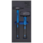 Wkładka do szuflady 1/3: zestaw młotków dwuobuchowych i ślusarskich 2 szt., BGS 4046