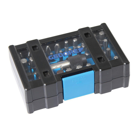 Zestaw bitów przemysłowych Bit-Box Industrie 1/4" – 32 części, Gedore 666-032-J, 2993228