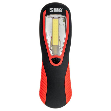 Lampa warsztatow LED COB 200 lm, z magnesem i hakiem, zasilanie 3x AA, LD205 PRO