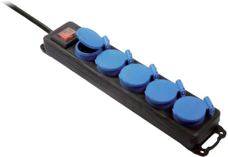Listwa zasilająca 5x gniazdo IP44 przewód 1,5m Profi 230 V, 16 A