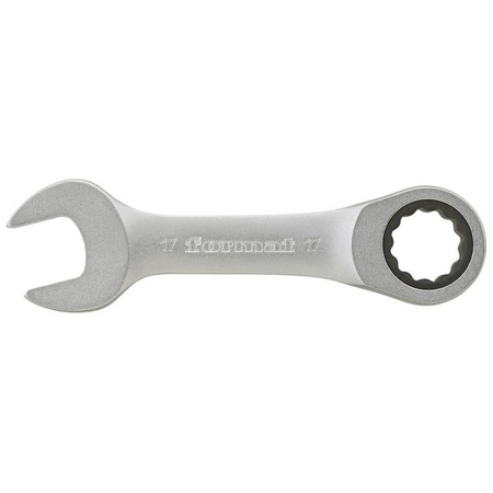 Klucz płasko-oczkowy z grzechotką 8 mm bardzo krótki FORMAT