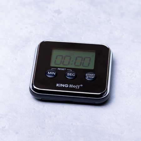 Elektroniczny minutnik kuchenny z magnesem do 99 minut KINGHoff