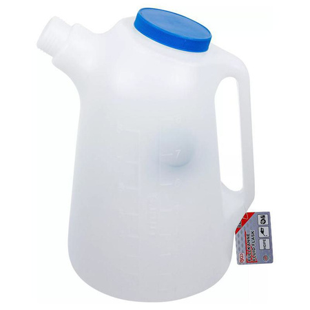 Pojemnik do wlewania z elastycznym króćcem zasysającym i pokrywką 8 l, BGS 9570