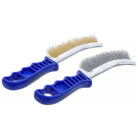 Zestaw 2 szczotek drucianych 260 mm, BGS 71033