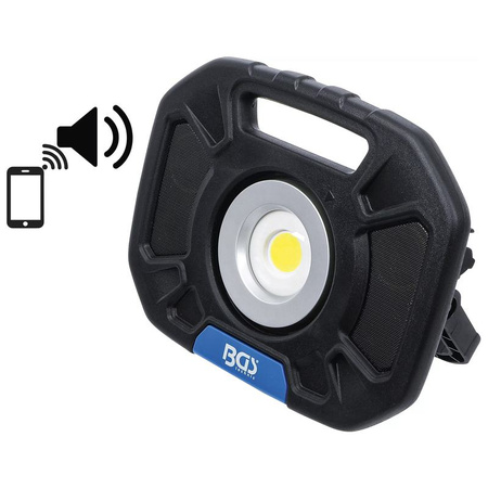 Reflektor roboczy COB-LED 40 W ze zintegrowanymi głośnikami, BGS 85332