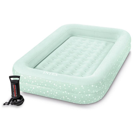 Materac welurowy dmuchany dla dzieci 168x107x25 cm 66810 INTEX
