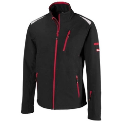 Kurtka bluza robocza męska softshell r. 4XL FORTIS czarny/czerwony
