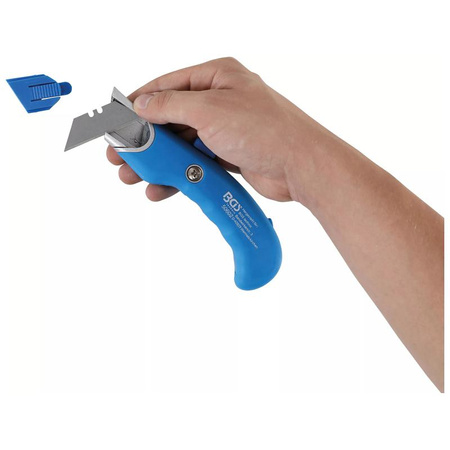 Nóż wysuwany z automatycznym powrotem ostrza, BGS 50602