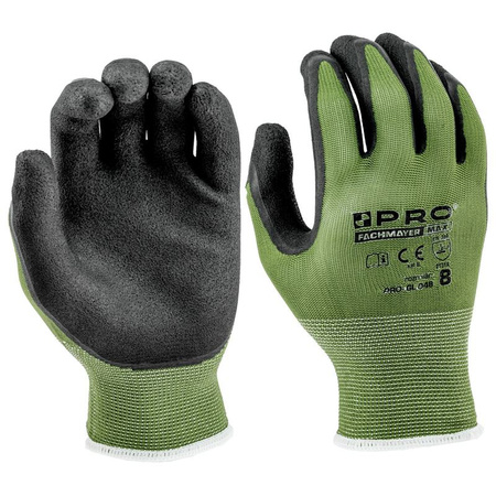 Rękawice robocze ogrdowe powlekane pianką lateksową GardenGrip PRO rozmiar 8