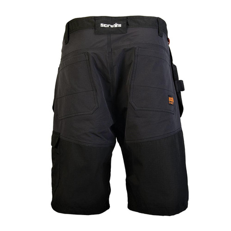 Szorty robocze Trade Flex, czarne, Rozmiar 38, Scruffs T54655