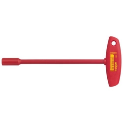 Wkrętak nasadowy sześciokątny izolowany 8 x 200 mm z rękojeścią poprzeczną VDE Wiha