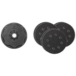 Zestaw 7 krążków ściernych 115 mm + talerz, rzep, mieszane gradacje, FEIN